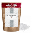 Flockensalz Flor de Sal 750g | Salz Flocken aus Portugal Fleur de Sel inkl. gratis Ratgeber | unbehandeltes Natursalz grobes naturbelassenes Meersalz